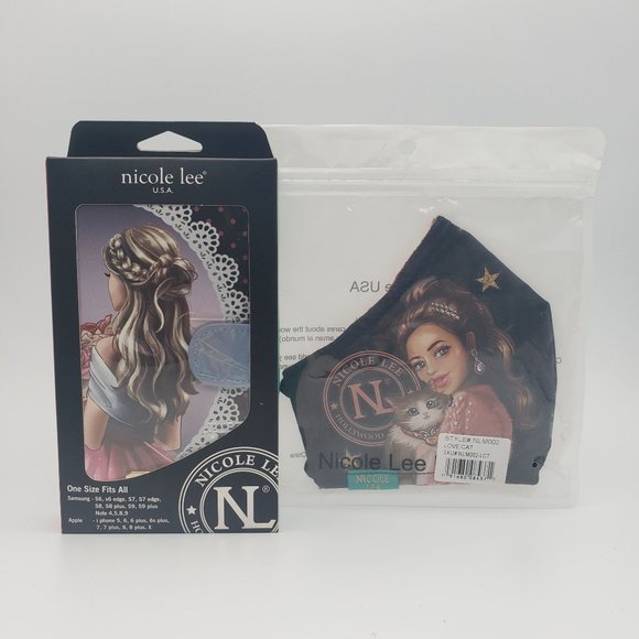 Nicole Lee Signature Print Phonecase with matching print facemask - Picture 1 of 14